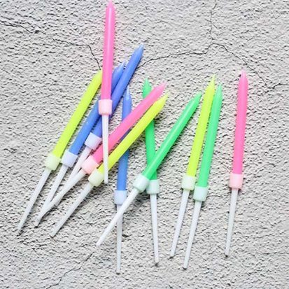 Colorful Birthday Candles