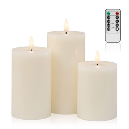 Flickering Flameless Candles with Remote