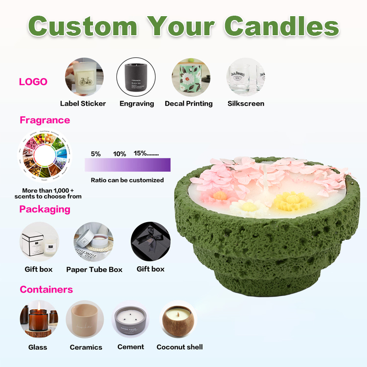 Nordic Minimalist Creative Cement Cup Candle