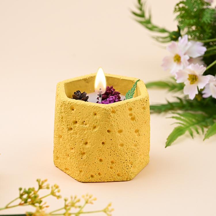 Yellow Candle Cup
