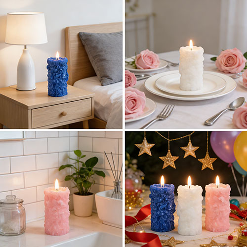  pillar candles