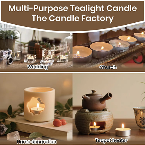 White Tealight candles